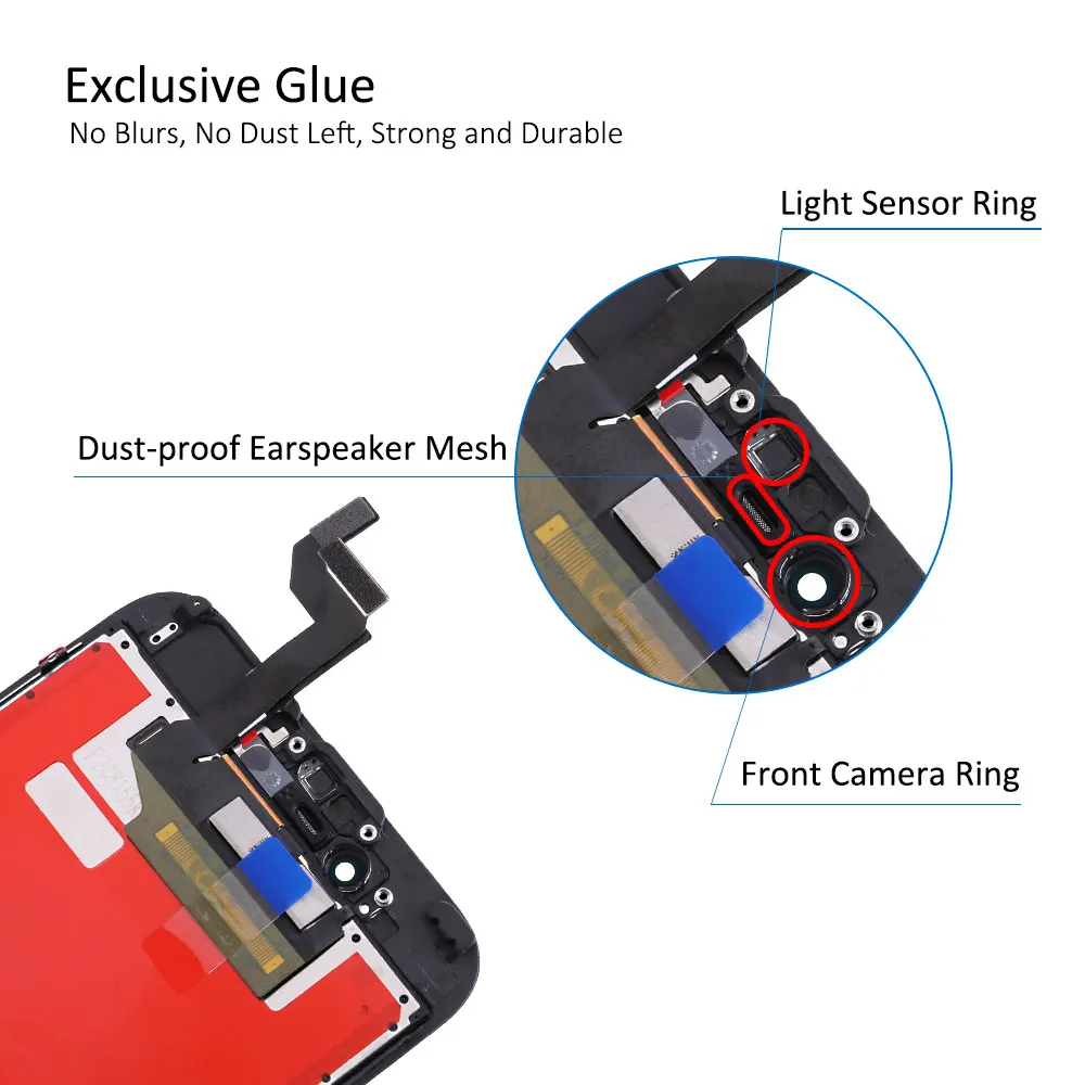 ЖК-дисплей класса AAA +++ для iPhone 6S с 3D сенсорным экраном и дигитайзером в сборе