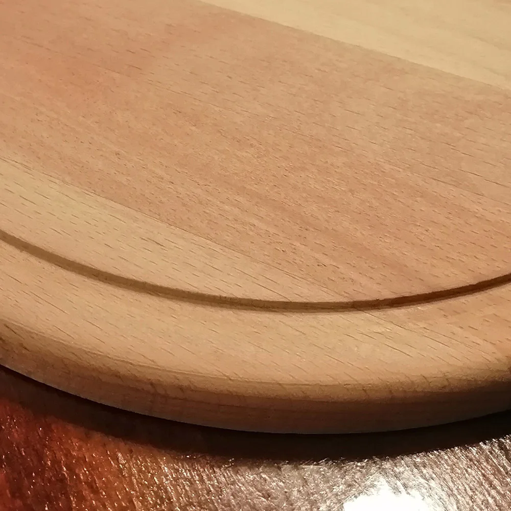 Доска деревянная круглая для разделки и сервировки стола доска кухни