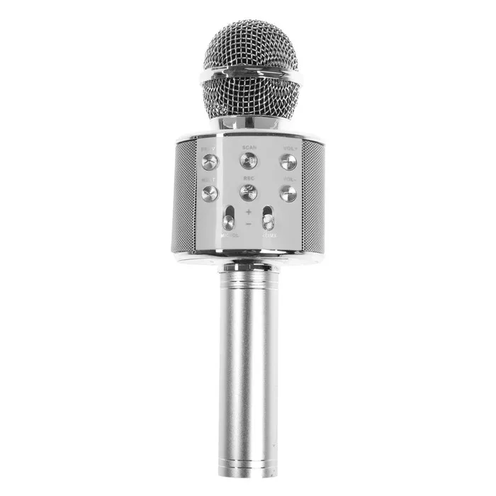 Microphone for karaoke belsis ma3001be Bluetooth FM microSD Silver | Электроника