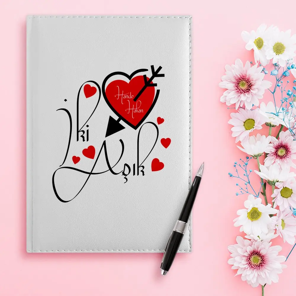 

Personalized Valentine's Day Design 2020 White Leather Organizer-18
