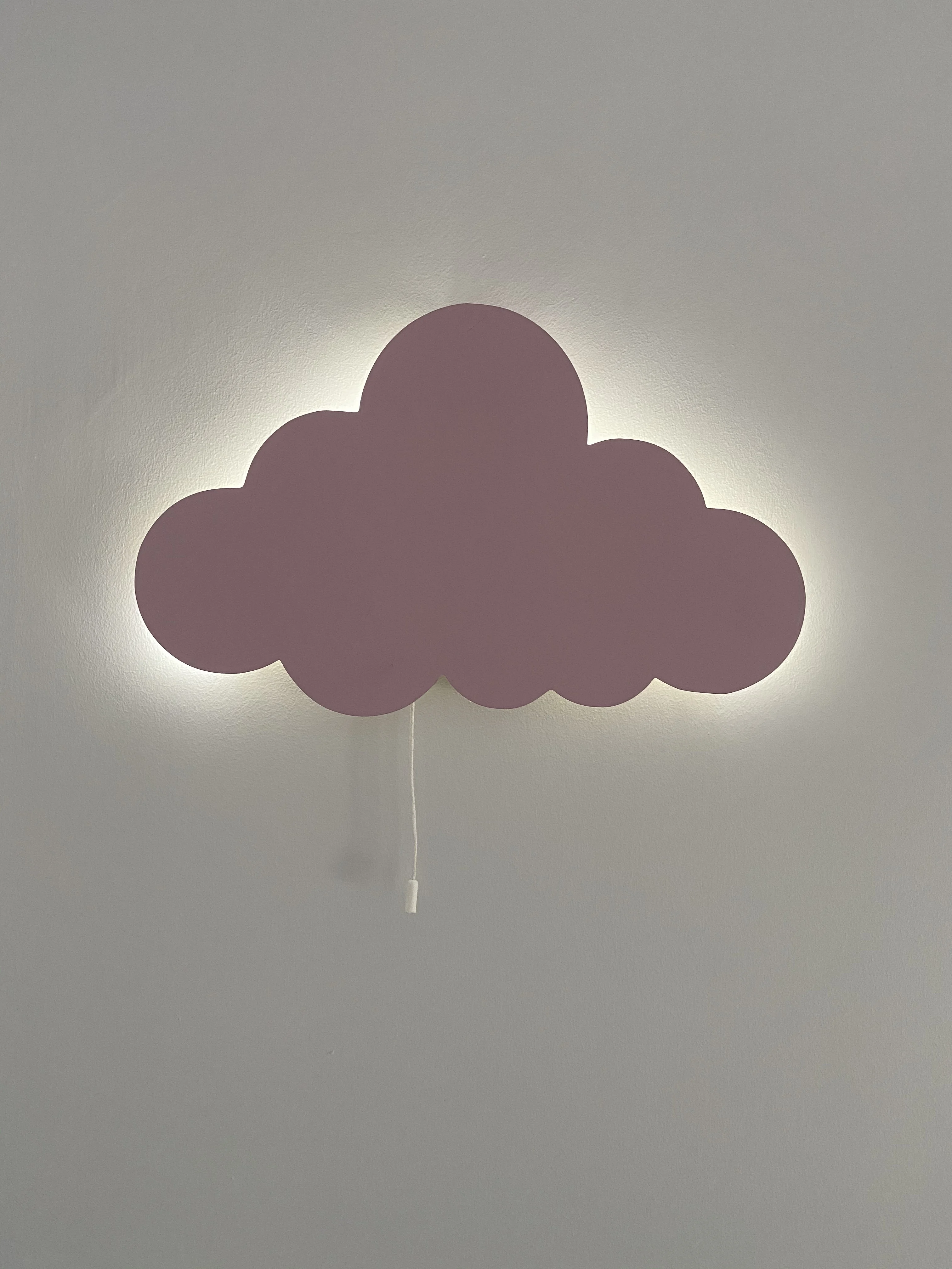 

Nursery Wall Light Baby Room Decor Cloud Shaped Lamp Wooden Bedside Light Daughter Room Wall Decoration Kids Furniture Gift