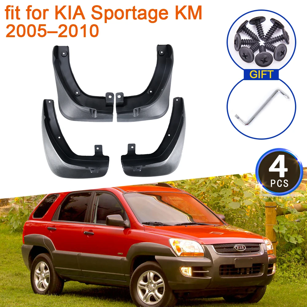 

for KIA Sportage KM 2005 2006 2007 2008 2009 2010 Mudflap Mudguard Fenders Splash Guards Front Rear Wheel Car Stying Accessories