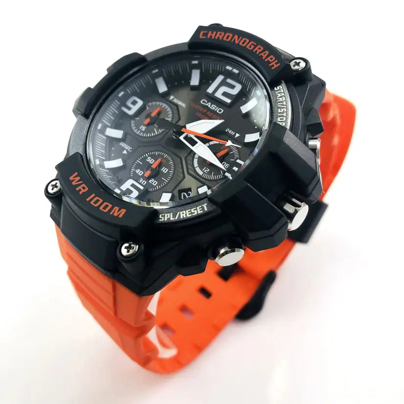 Спортивные часы CASIO MCW 100H 4A резиновый ремешок многоциферблат|Мужские спортивные