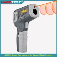 infrared thermometer digital ir laser temperature meter pyrometer imager non contact termometro cf light alarm