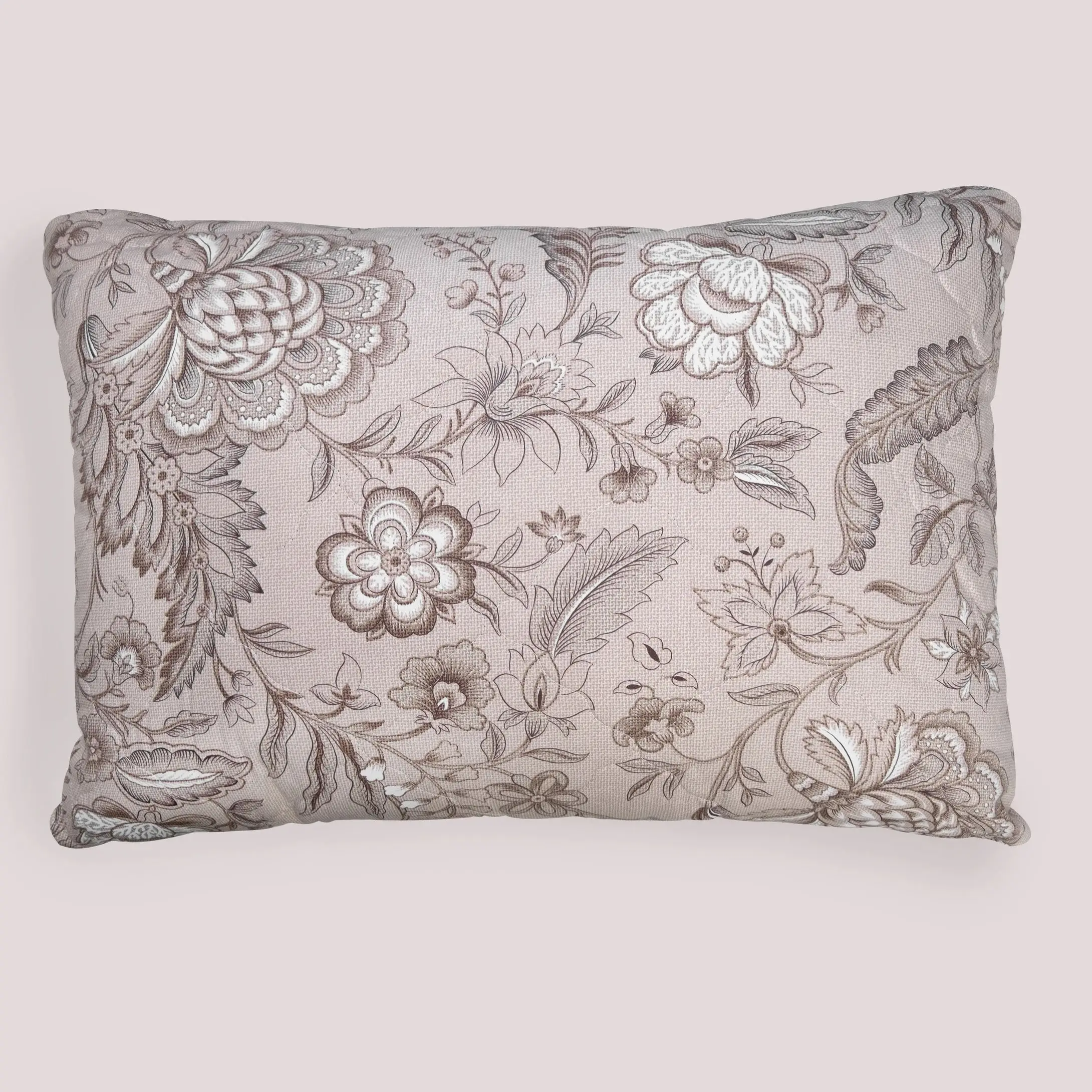 Pillow for sleep with flax 100% home bed and comfort linen holofiber quilted 50x70 70x70 | Дом и сад