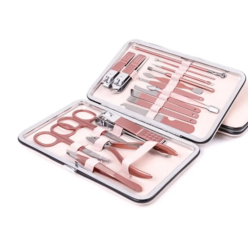 

Профессиональные резаки для маникюра Компактные ножницы для ногтей инструмент из нержавеющей стали Удобный Футляр Набор для маникюра прин...