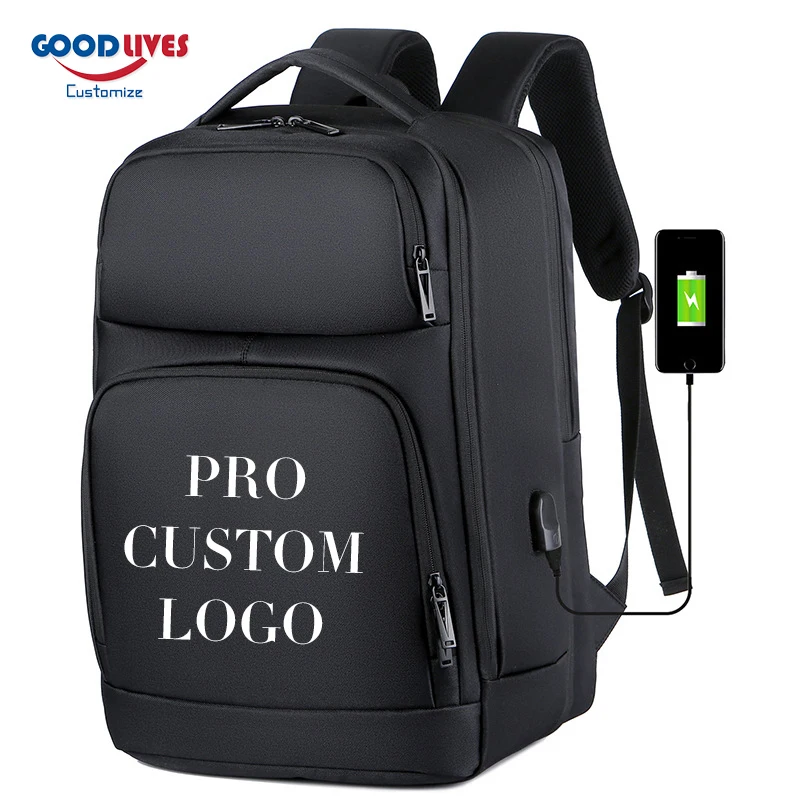 New Expandable Large Business Backpack Waterproof Travel Laptop Bagpack for Men Teens College Backpacks Pro Custom Logo 22061