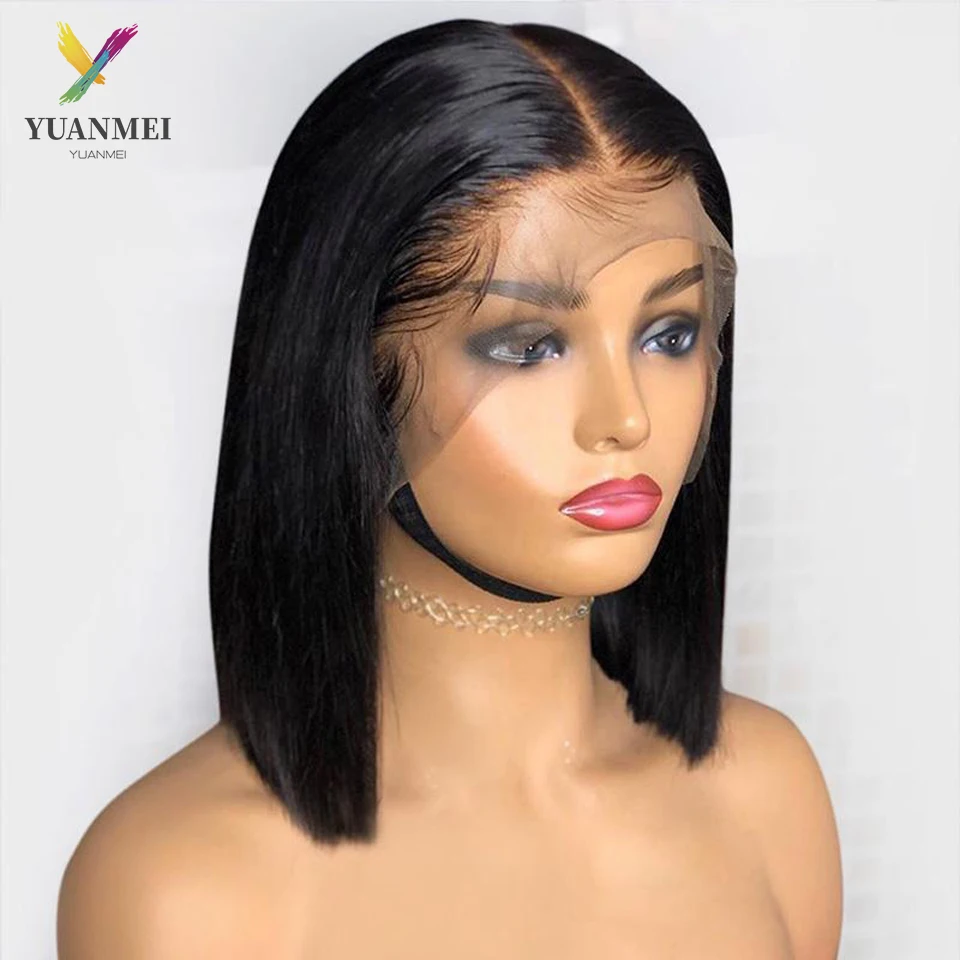 Straight Lace Front Wig 13x4 Bob Human Hair Lace Frontal Wigs For Women Brazilian Short Bob Wig Lace Front Human Hair Wigs