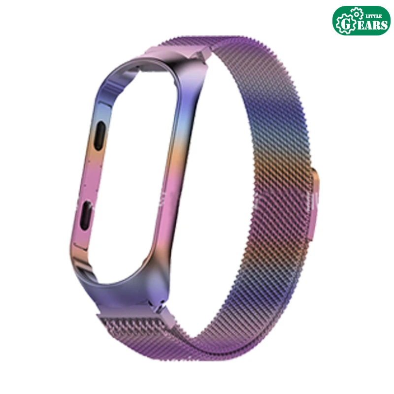 Браслет Xiaomi Mi Band 4 в металлическом корпусе запасной Регулируемый сменный MI 3 с