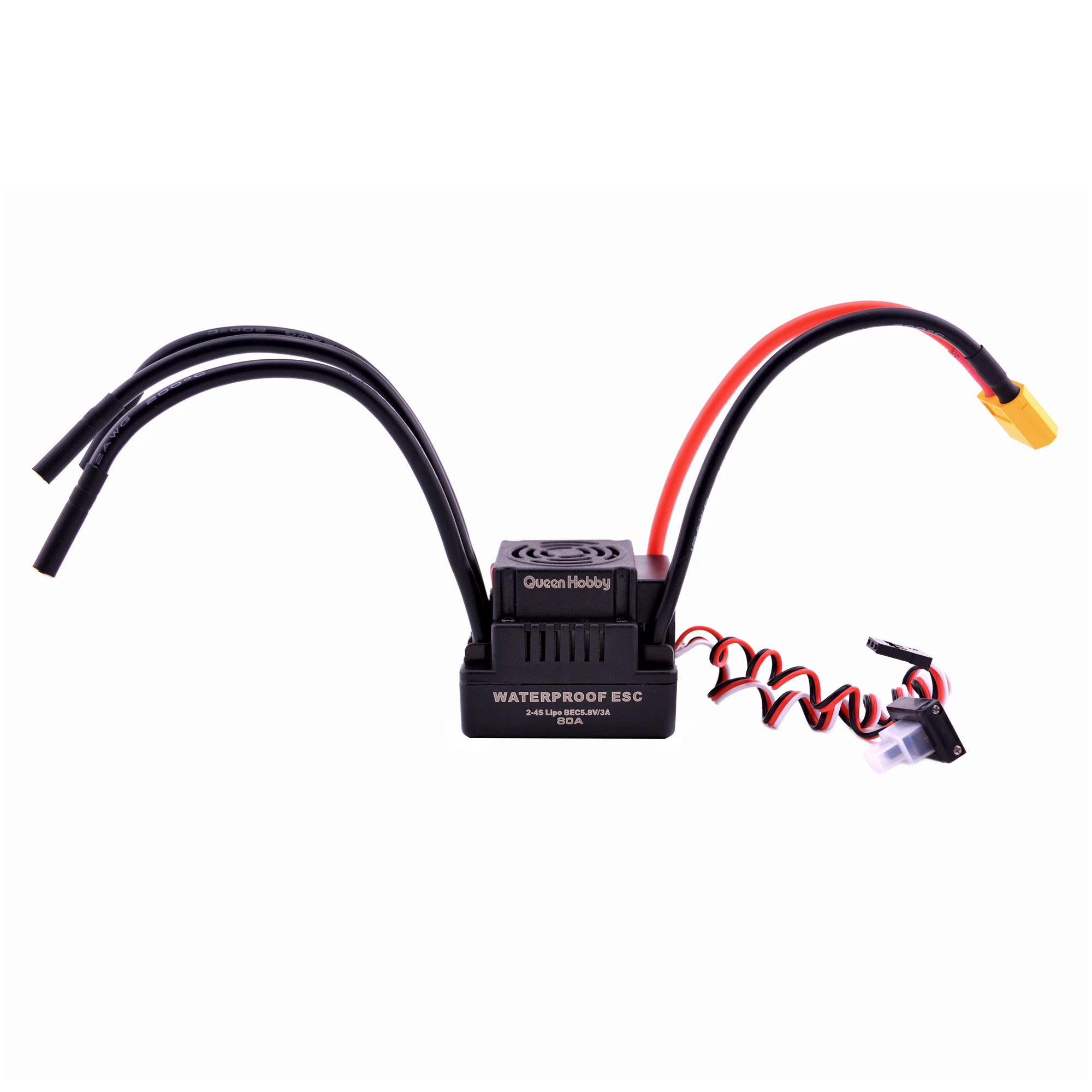 Водонепроницаемый Бесщеточный Регулятор Скорости 60A 80A 120A ESC с 5 8 V / 3A BEC для 1/10 1/8 RC