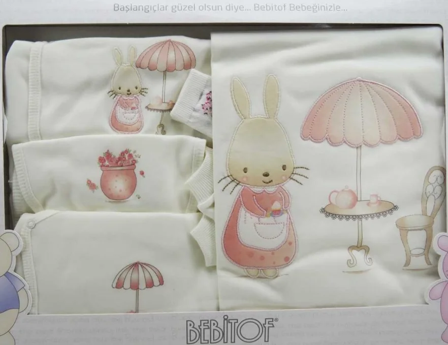 Bebitof Одежда для новорожденных девочек хлопковая базовая одежда первой