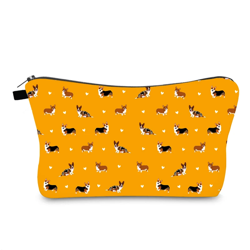 

Mini Corgi 3D Printing Fashion Cosmetic Bag Beauty Pouches For Sister Gift Women's Makeup Accessories Bag Pencil Case For Girls
