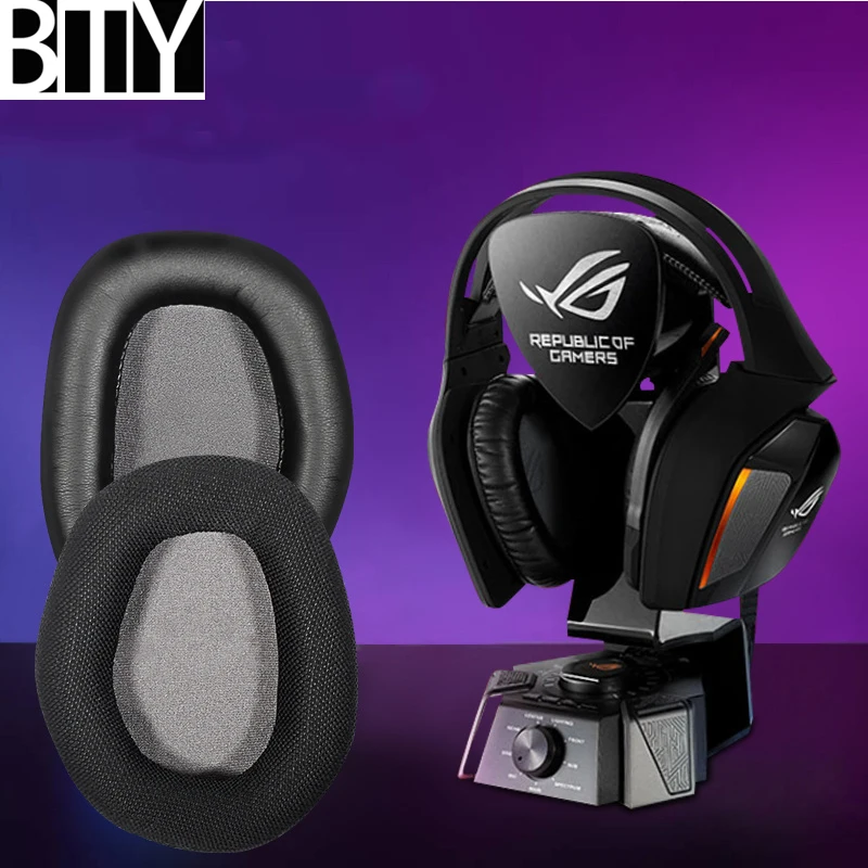 

Replacement Earpads Ear pads Cushion For ASUS ROG Centurion True 7.1 Headphones Soft Foam Earmuffs