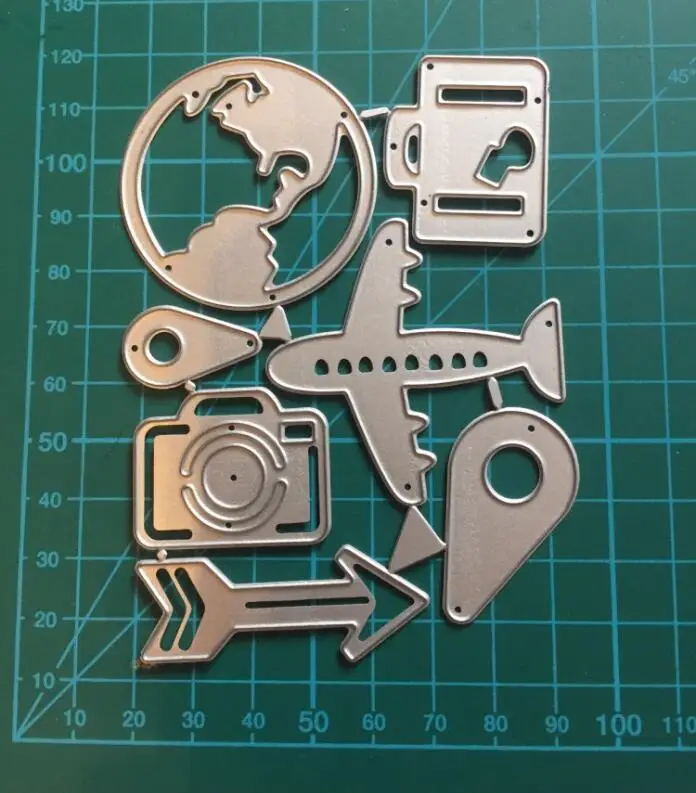 Металлические трафареты для скрапбукинга 7 шт. | Дом и сад