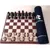 Новый шахматы 94 мм (Шах Длина) команда турнира сумку можно Curl легко переносные шахматы комплект шахматная доска шахматные фигуры Набор для игры в шахматы класса люкс шахматные фигуры - изображение