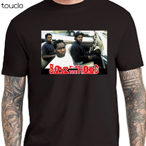 

New Boyz in the Hood Ice Cube Men's 1991 Classic Vintage T-Shirt Ghetto South LA