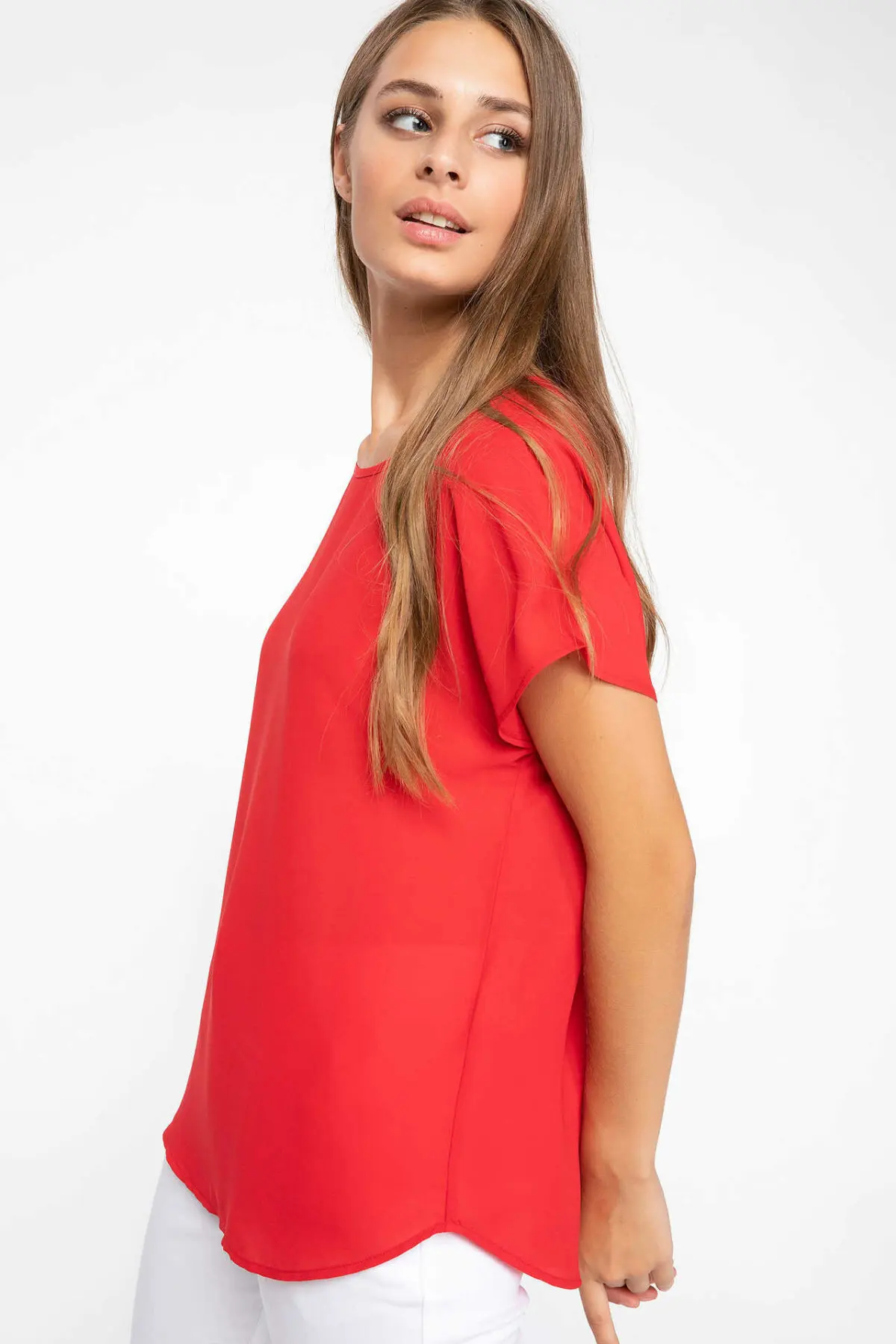 DeFacto женская футболка с коротким рукавом рисунком для женщин | Женская одежда