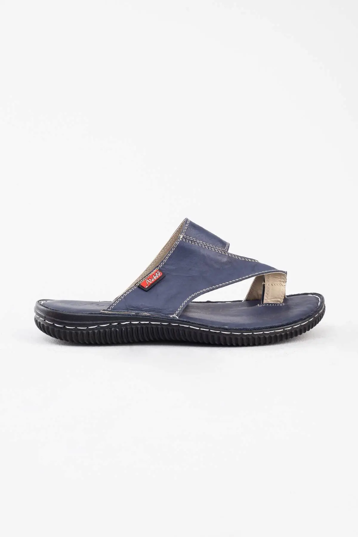 

Male 2 Different Color Genuine Leather Slippers new season design good quality men slippers