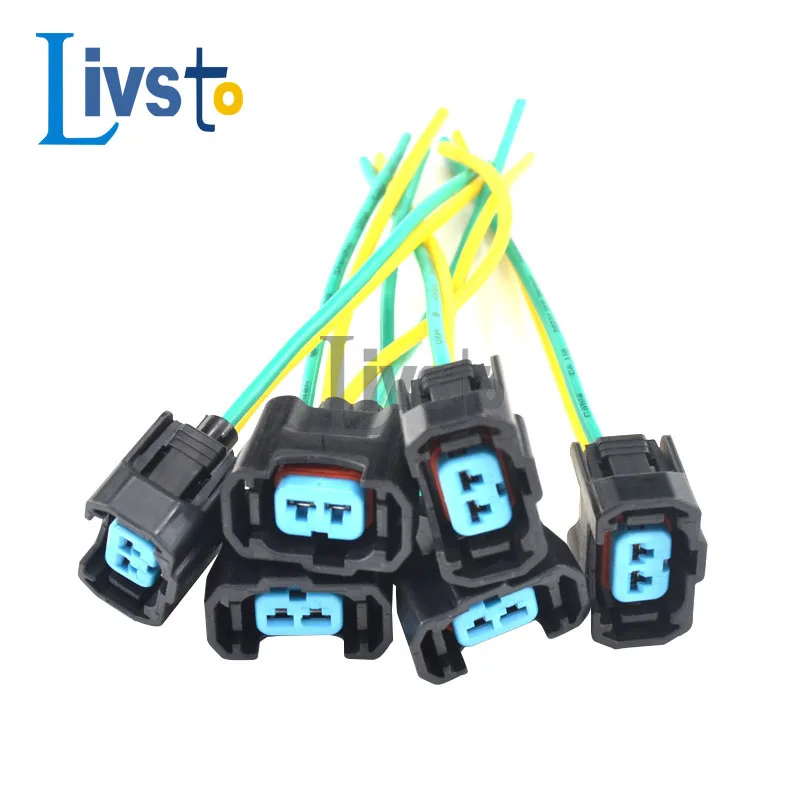 1/5/10 комплектов 2 контакта NH1 OBD2 топливный инжектор автомобильный проводной