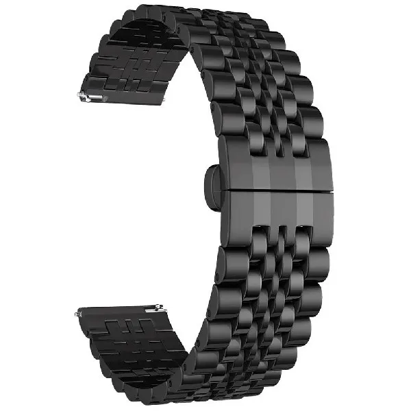 Ремешок для часов Lyambda из нержавеющей стали 22 mm CASTOR DSG 07 01T BK Black|Часы| |