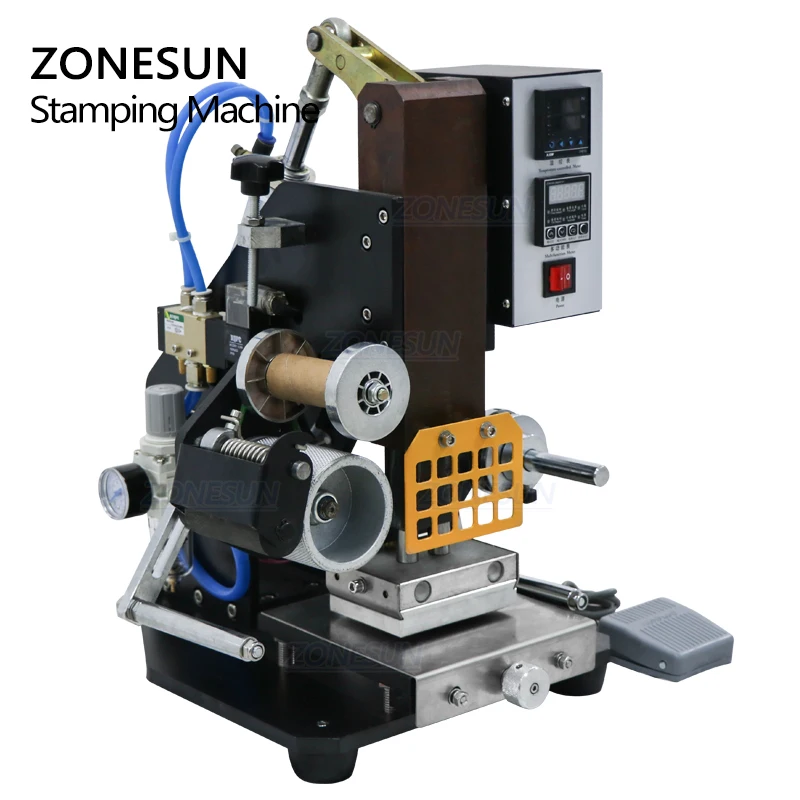 ZONESUN ZPS 890K 80*110 мм высокоскоростная автоматическая машина для тиснения и нанесения