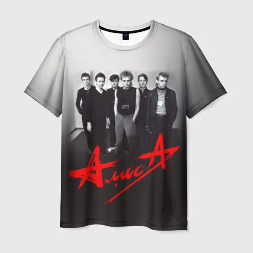 Мужская футболка 3D Алиса 1 | одежда