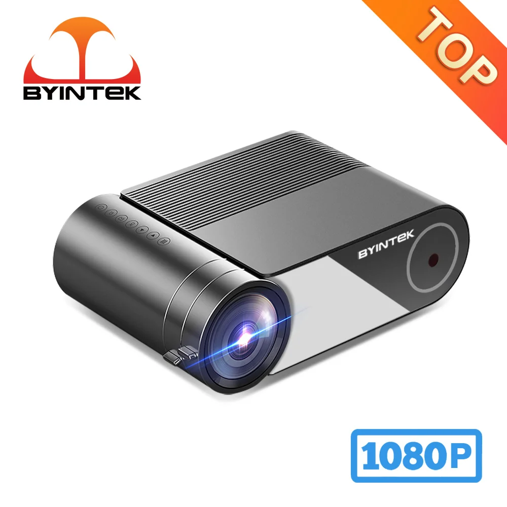 

BYINTEK K9 Мини 1280*720P LCD Портативный видео ПК домашний кинотеатр HD светодиодный проектор для 1080P 3D 4K кино