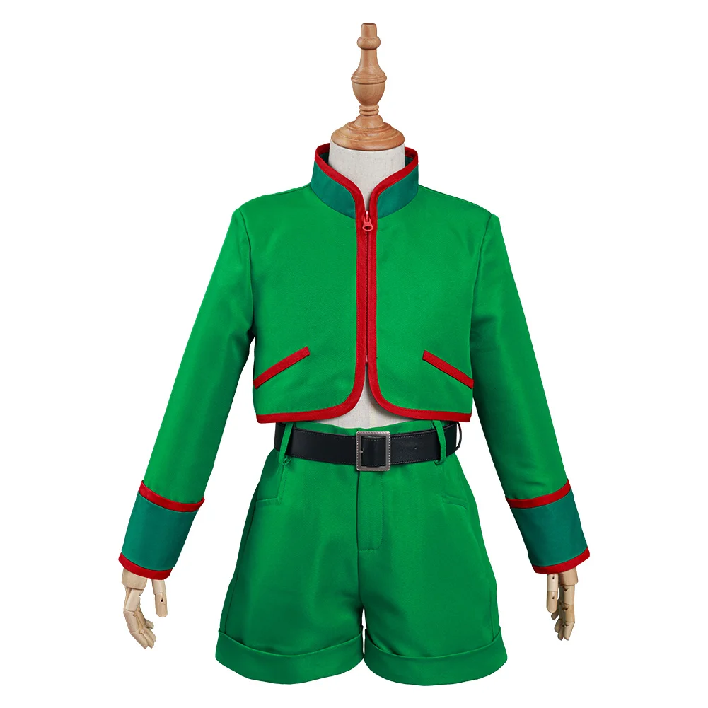 Hunter x Gon Freecss Cosplay Costume Kids Children Top Pants Outfits Halloween Carnival Suit |