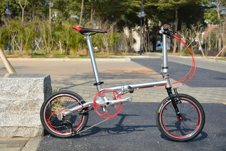 Fnhon Gust CR-MO стальной складной велосипед 1" 305 349 Minivelo мини веловелосипед городской коммутирующий велосипед V тормоз 9 скоростей