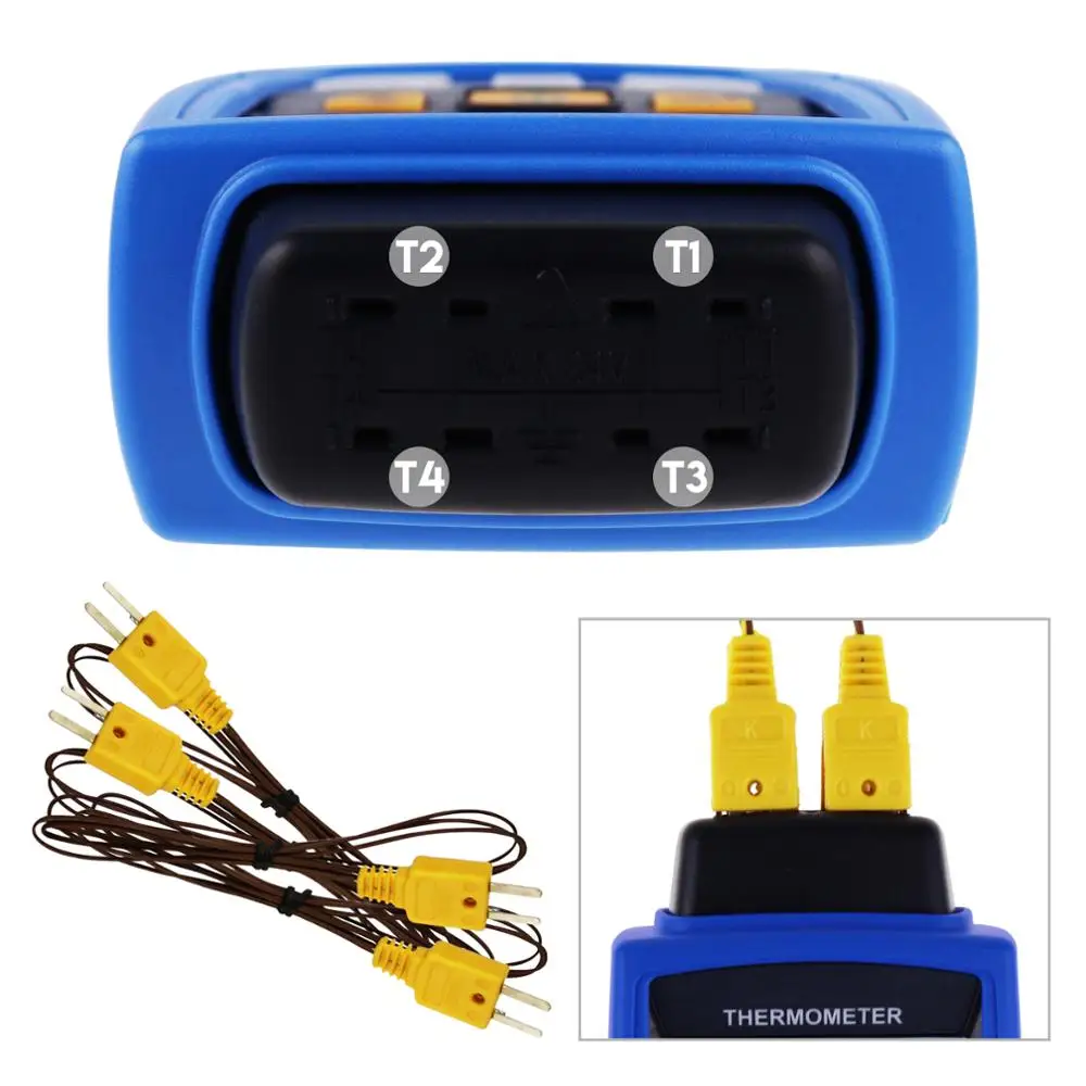 Цифровой 4 K /J/ T / E/ R S/ N Тип регулятор температуры с термопарным термометр