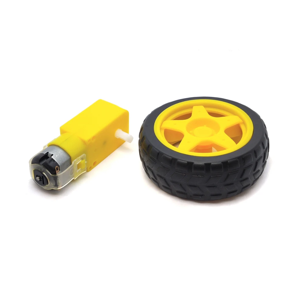 2/4 шт. Мотор с редуктором двусторонним штоком 1:48 колесом/ TT-motor / Gear Motor |