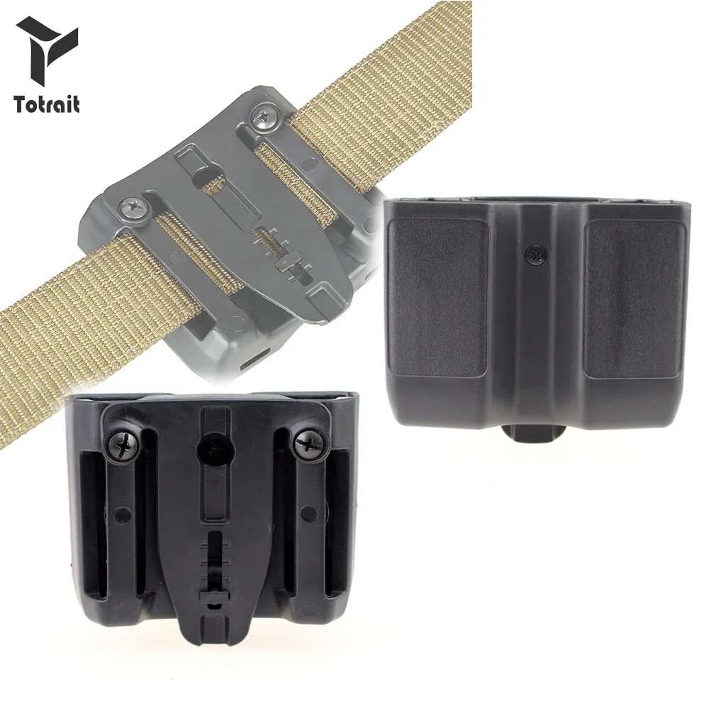 

Double Stack Magazine Pouch Case Universal Pistol Mag Box for Colt 1911, Beretta m92 m9 , Sig P226, HK USP ,Glock 17 19