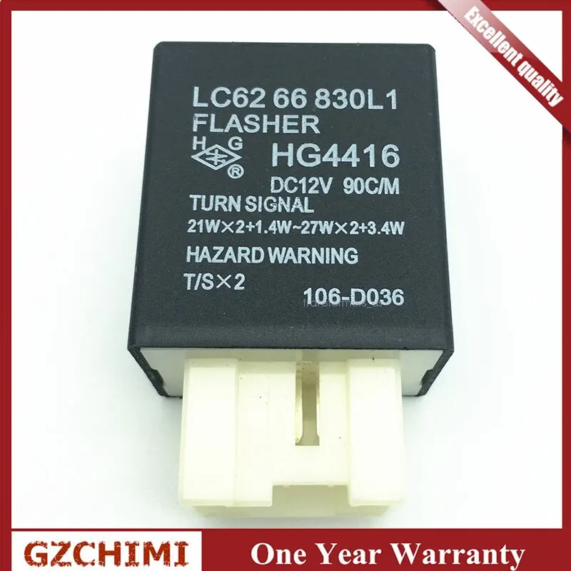 Защитный поворотник для MAZDA MIATA MPV 12 В проблесковое реле LC6266830 LC6266830L1 LC62 668 30 |