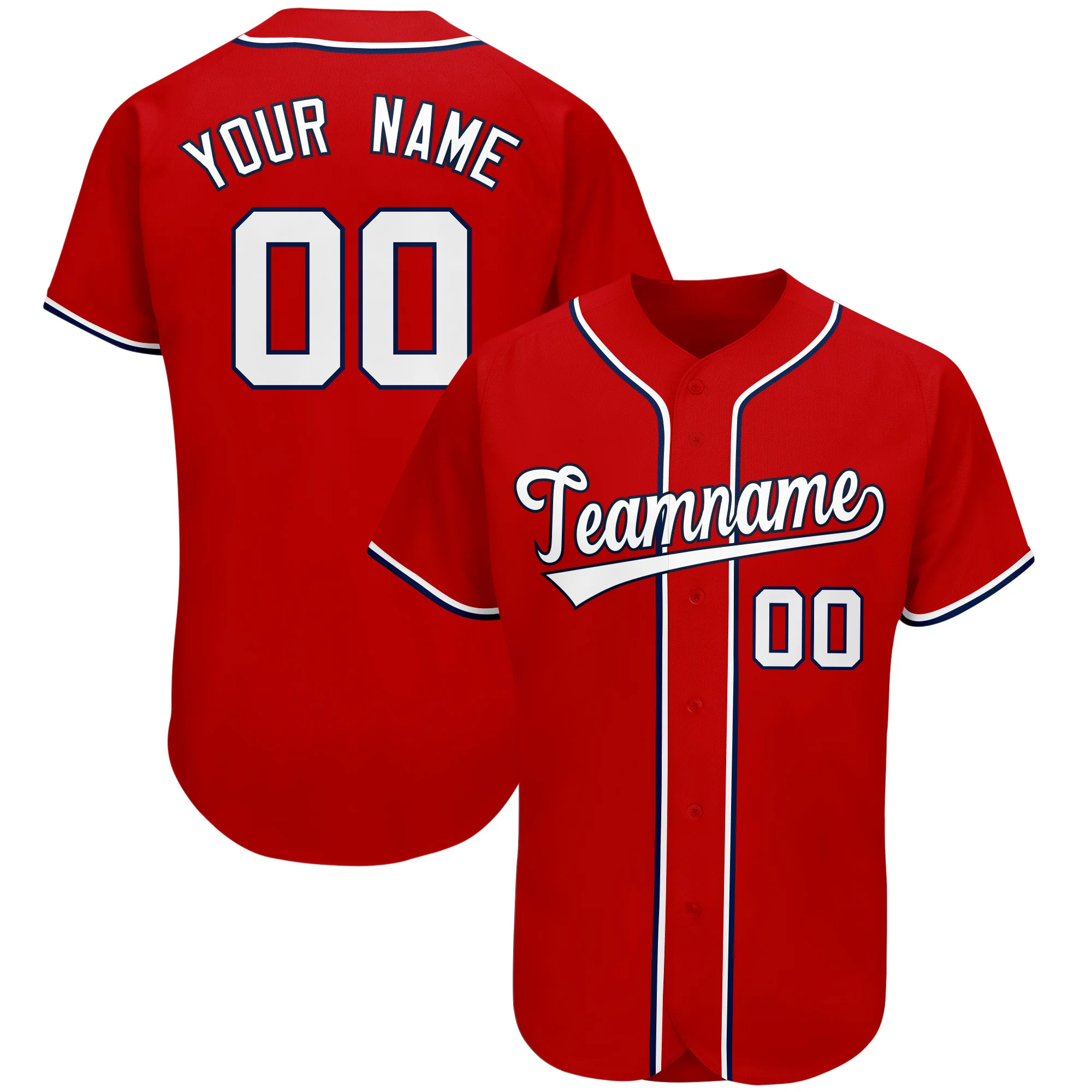 Custom Baseball Jersey Printed Team Name Numbers Design Your own Button-down Team Tee Shirts for Men/Kids Awesome Birthday Gift