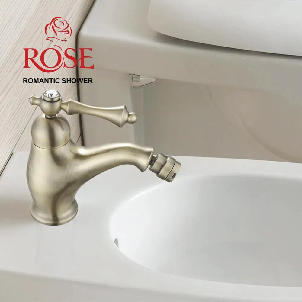 ROSE Смеситель для биде латунный кран бронзовый смеситель античный стиль воды на