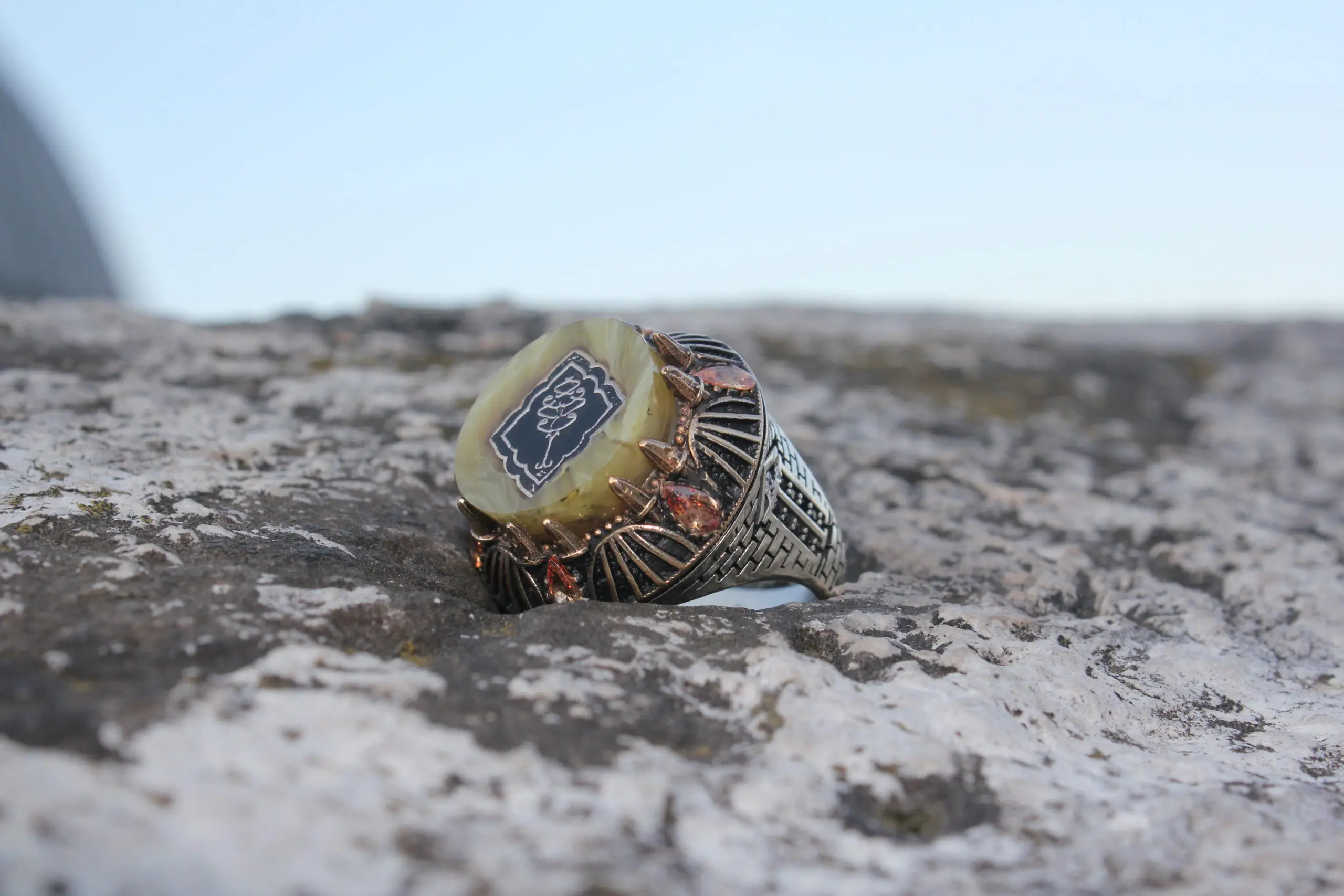 

Желтое кольцо El vedud Galata, модная Турецкая Высококачественная ручная работа