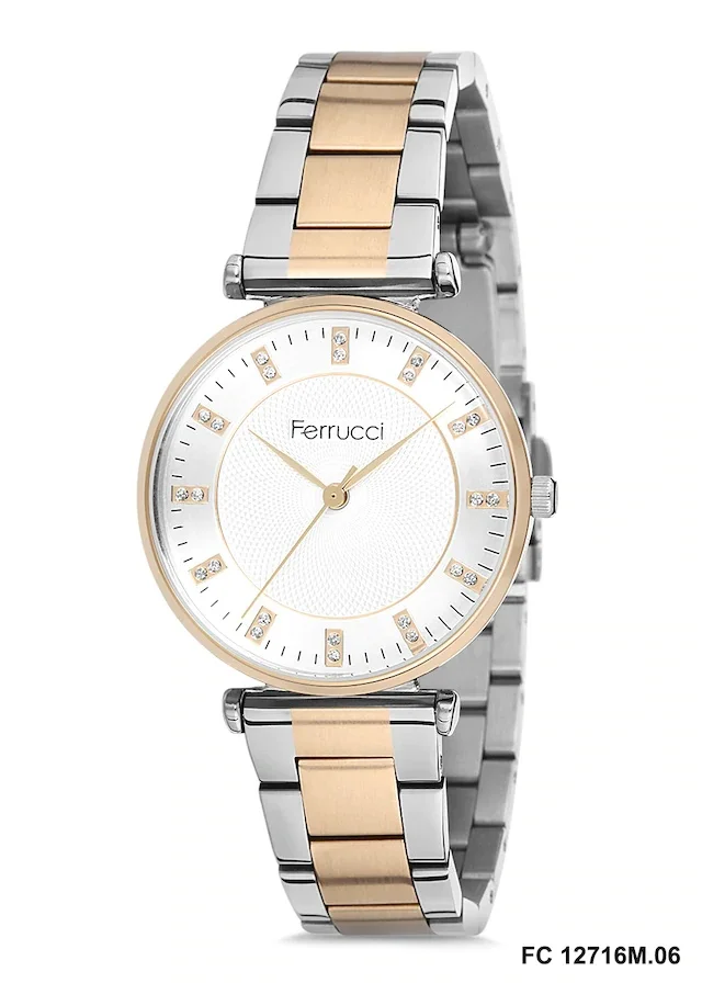 

Ferucci Metal Women 'S Wristwatch Silver Rose 443283539