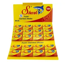 Двойные лезвия для бритвы Shark 1 упаковка/100 шт.|Бритва|