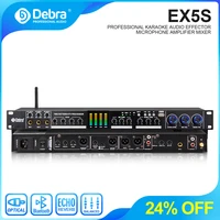 debra ex5s professional pre stage audio effector with reverb 5 0 bluetooth anti howling for karaoke stage party