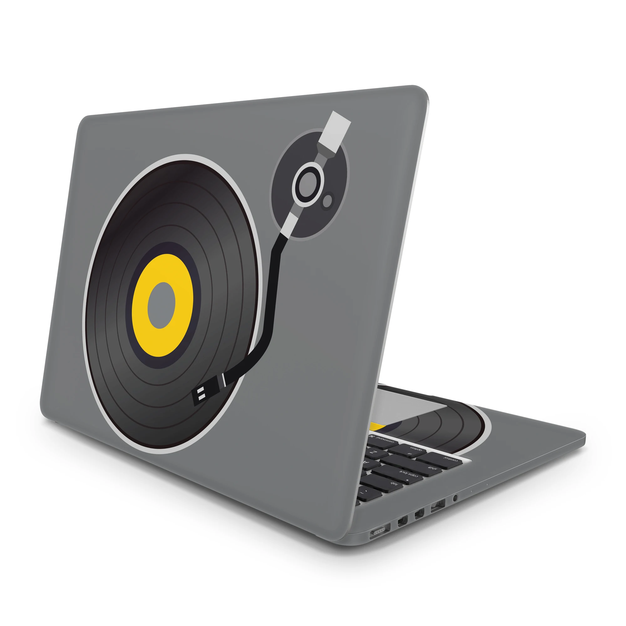 Sticker Master Retro Vinyl Record Player Laptop Vinyl Sticker Skin Cover For 10 12 13 14 15.4 15.6 16 17 19 