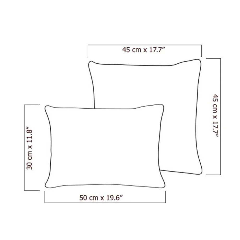 

Home Office Decorative Comfortable Seat Cushion Chair Back Sitting Cotton Linen Sofa Pillows Set of 2