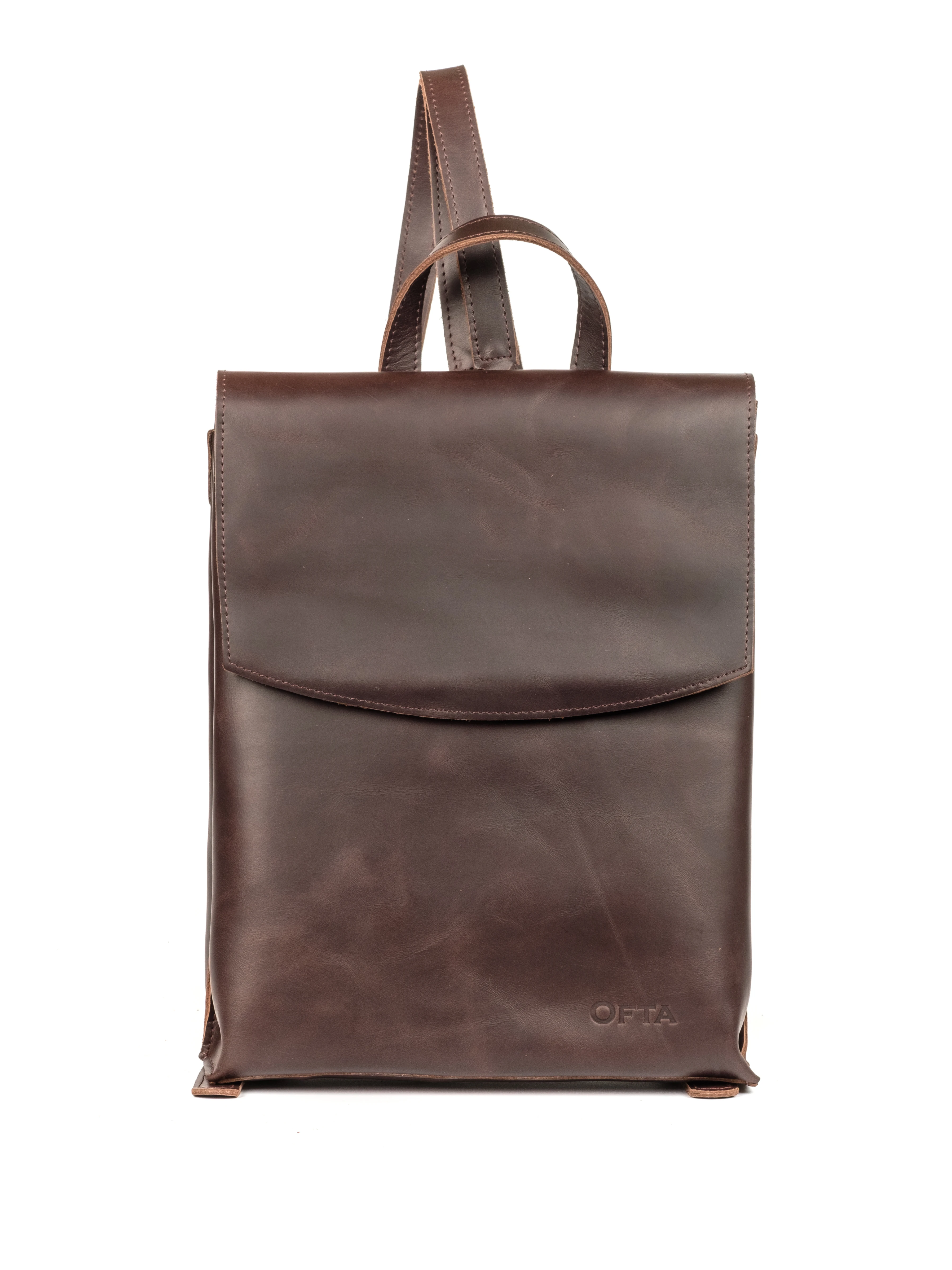 Рюкзак из натуральной кожи от бренда OFTA. Производитель Россия. Женский кожаный