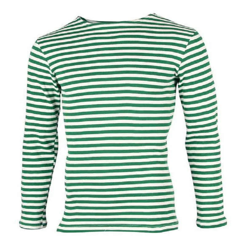 Тельняшка зеленая полоса Пограничник | Тематическая одежда и униформа
