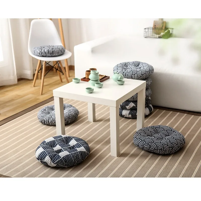 Япония Стиль круглая подушка 43x43 см для ухода за ребенком мам офисная кресла