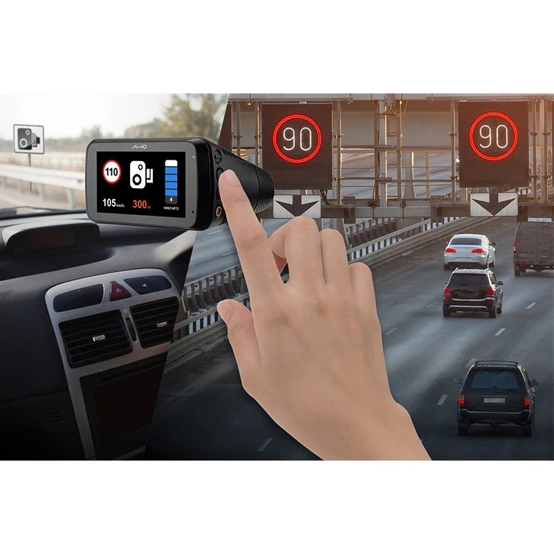 Автомобильный видеорегистратор Mio MiVue i95 Sony sensor QHD 2.5K 150° dvr 3 в 1 для автомобиля GPS