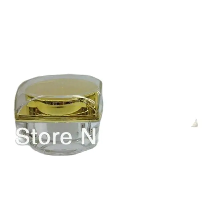 10 г Акриловый Крем с золотом бутылка косметический контейнер банка для крема