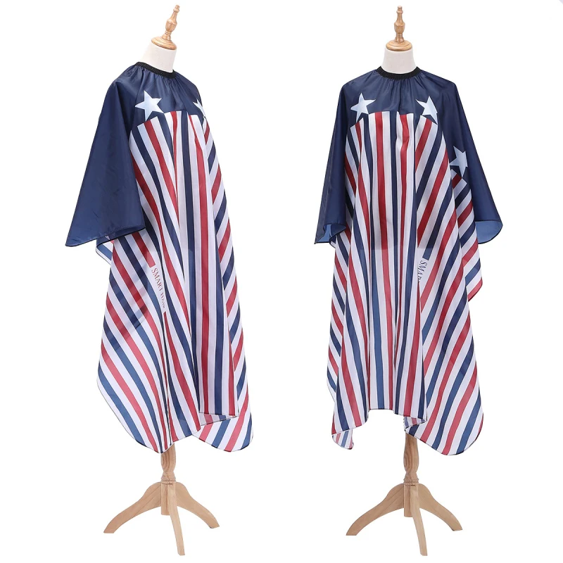 Новинка искусственная Парикмахерская Ткань фартук с рисунком американского