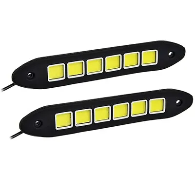 ДНЕВНЫЕ ХОДОВЫЕ ОГНИ NEW GALAXY LED 36ШТ ГИБКИЙ РЕЗИН. КОРП. 180ММ 12V БЕЛЫЙ 2ШТ.|Лампы для