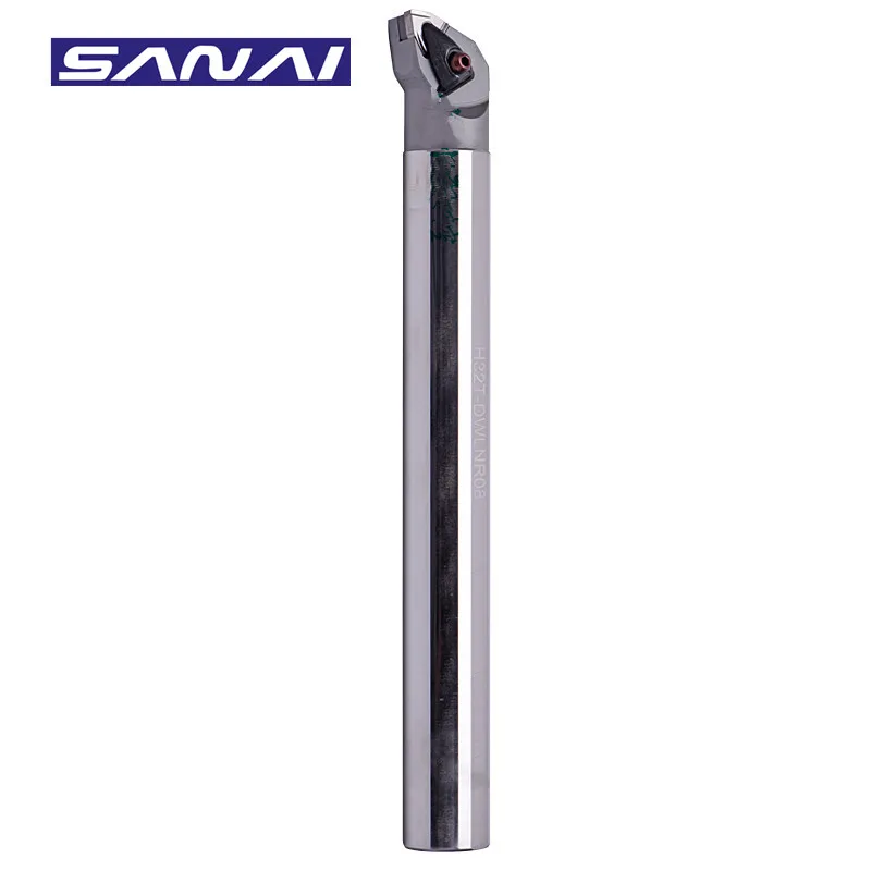 

SANAI H-DWLNR08 высокоскоростной стальной держатель для внутреннего токарного инструмента, антивибрационный токарный станок с ЧПУ, режущий стержень H16Q H20R H25S H32T - DWLNR08
