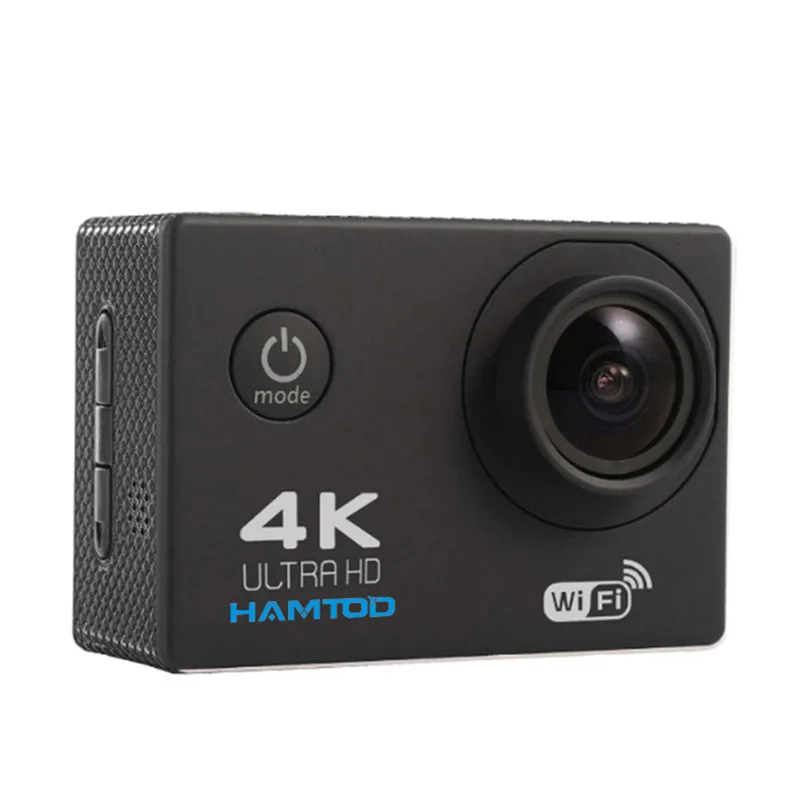 Черный H9A Pro 2,0 дюймов lcd 4k ultra HD 1080P Экшн-камера Поддержка WiFi Спортивная камера FULL HD Спортивная камера - Цвет: Черный